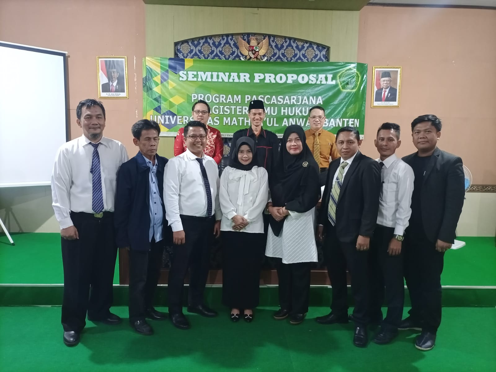 Pascasarjana Prodi Ilmu Hukum Unma Banten Melaksanakan Ujian Proposal Tesis