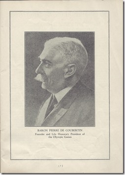 Baron Pierre De Coubertin