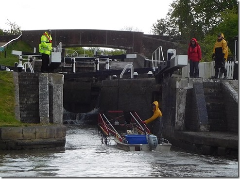 12 electro fishers go up