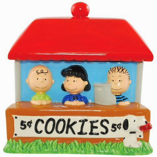  Westland Giftware Peanuts Cookie Stand Cookie Jar, 8-1/4-Inch