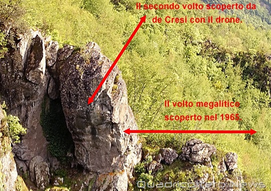 secondo volto megalitico borzone