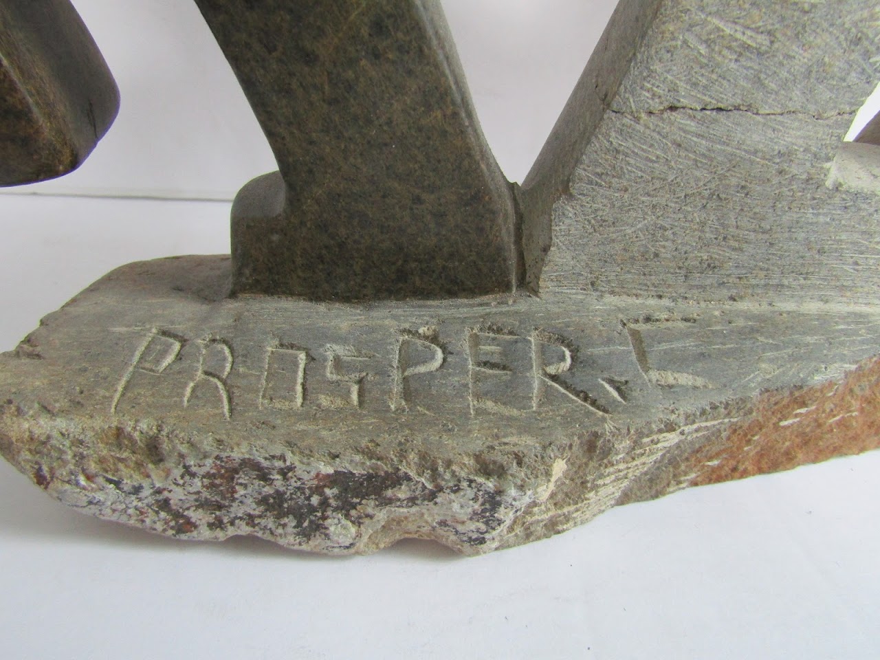 Signed, Modernist Stone Sculpture