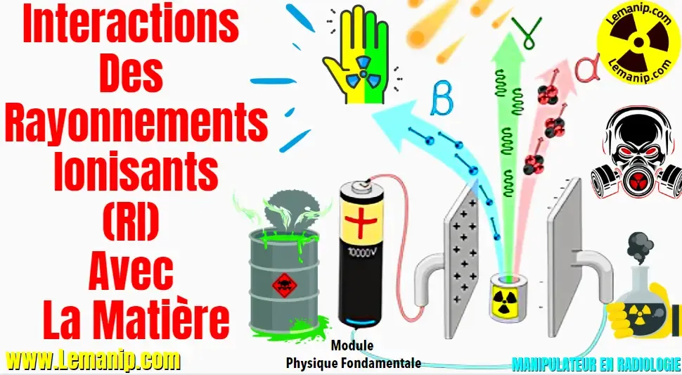 Interactions Des Rayonnements Ionisants (RI) Avec La Matière