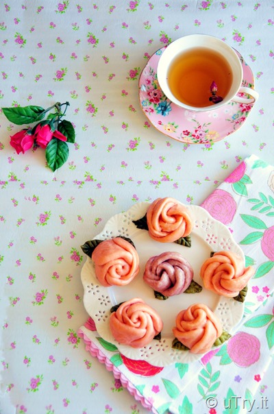 How to Make Rose Steamed Buns -  Valentine’s Day Recipe Idea http://uTry.it