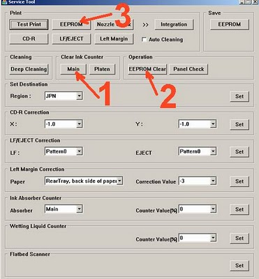 software resetter pixma