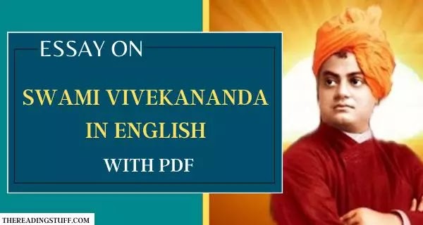 swami vivekananda essay writing in english