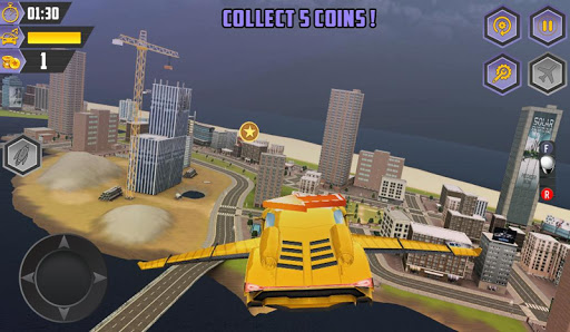 Screenshot Flying Racing Car Games