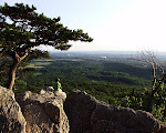 The summit of Sugarloaf Mountain, near Barnesville, Maryland.