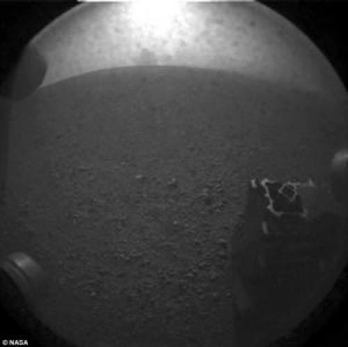 Mysterious Blotch In Photo From Mars Rover Curiosity