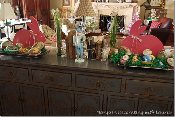 Easter Decor-Bargain Decorating with Laurie