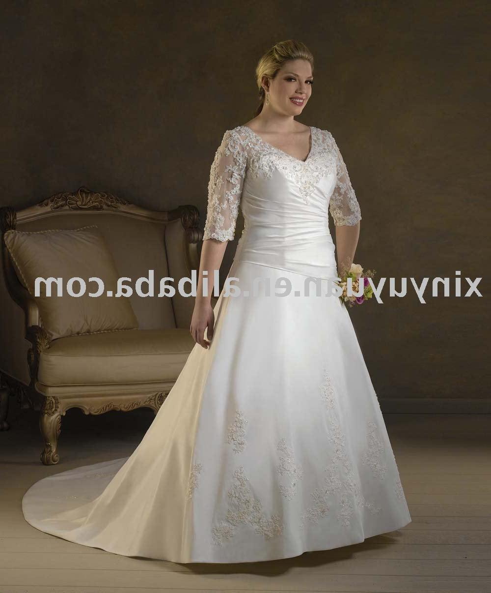 size long sleeves wedding