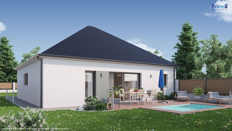 Vente maison neuve 5 pièces 106 m² à Saint marcel (56140), 201 349 €