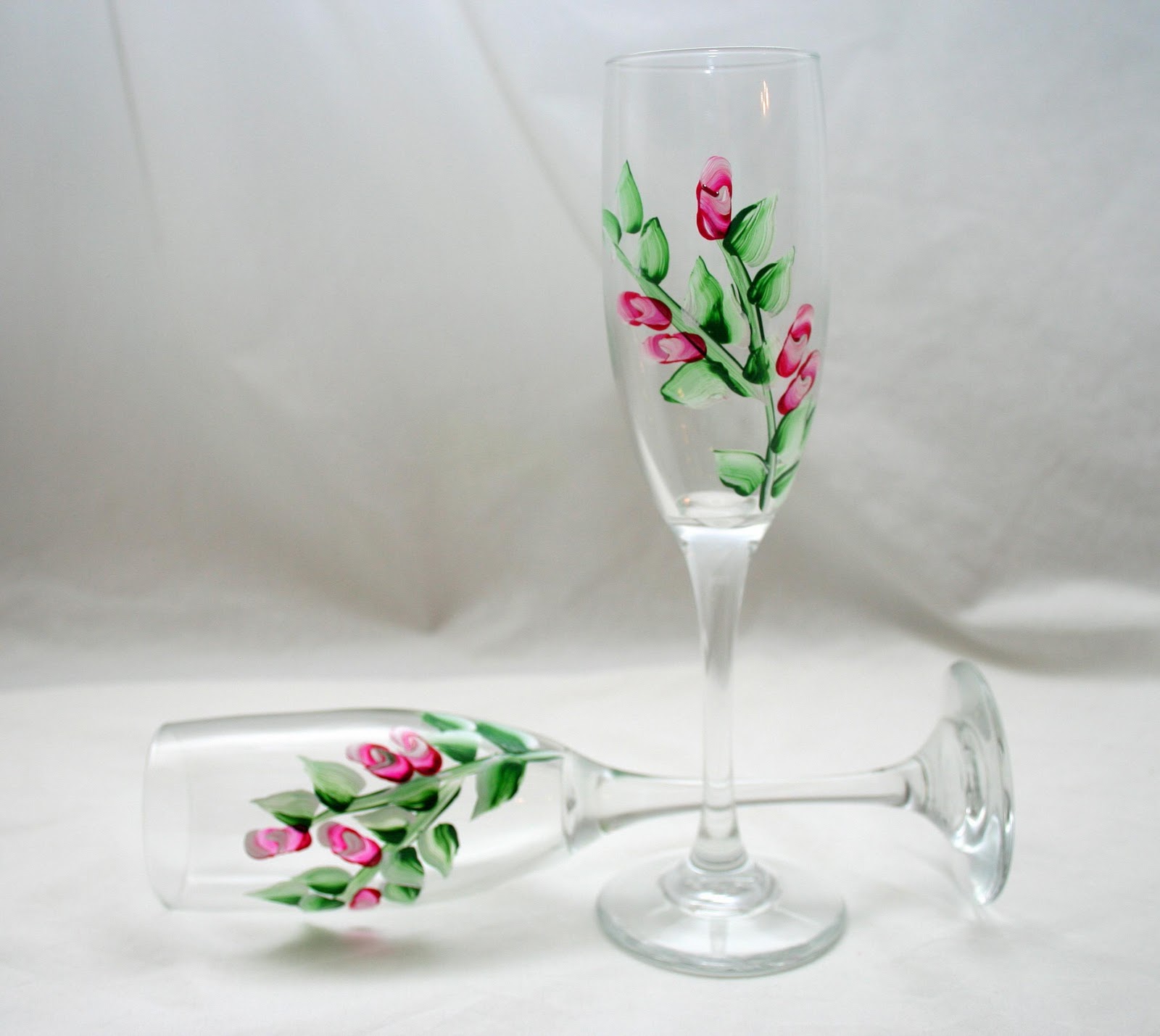 Hand-Painted Glassware