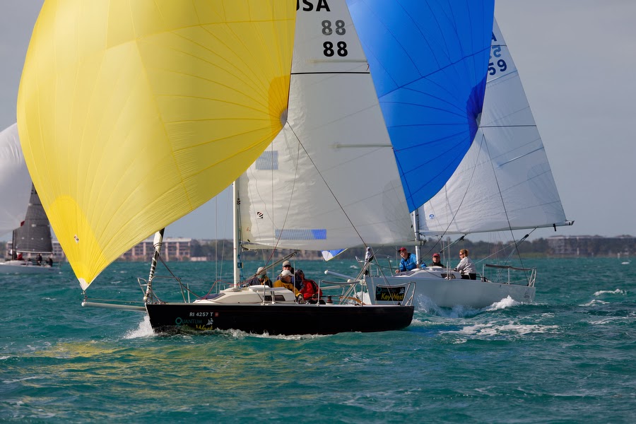 J/80s sailing fast off Key West