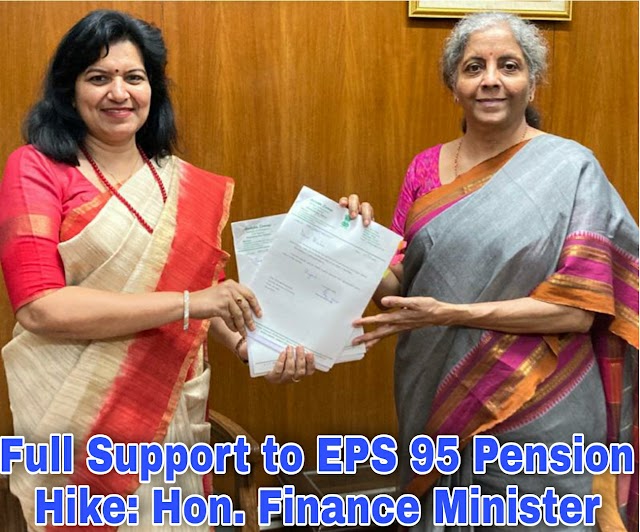 Good News for EPS 95 Pensioners: वित्त मंत्री निर्मला सीतारमण ने EPS 95 पेंशनरों को सभी सहायता का आश्वासन दिया: अपराजिता सारंगी