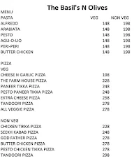 The Basils N Olives menu 1