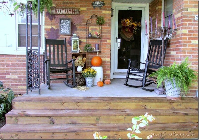 A quick and budget friendly Do It Yourself Project to enlarge the front porch in one weekend.