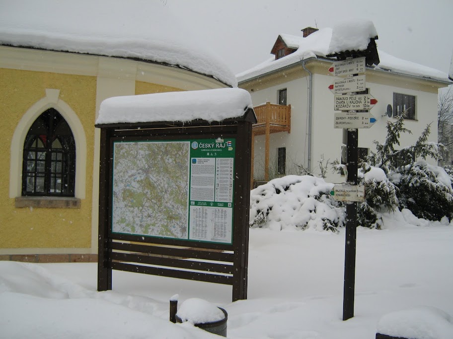 vakantiehuis Mala Skala in de winter