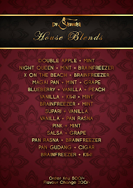 Dr. Sheesha menu 1