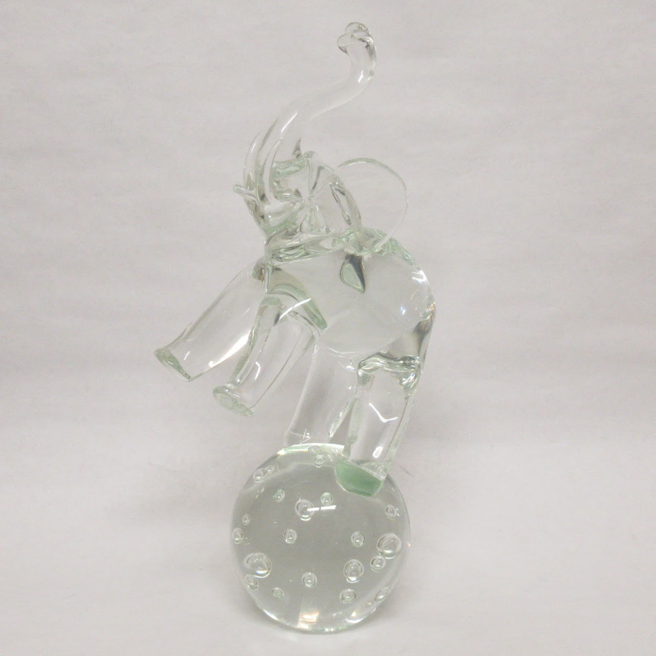 Licio Zanetti Signed Murano Glass Elephant