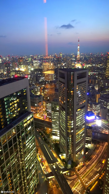 gorgeous night view of Tokyo in Shinagawa, Japan 