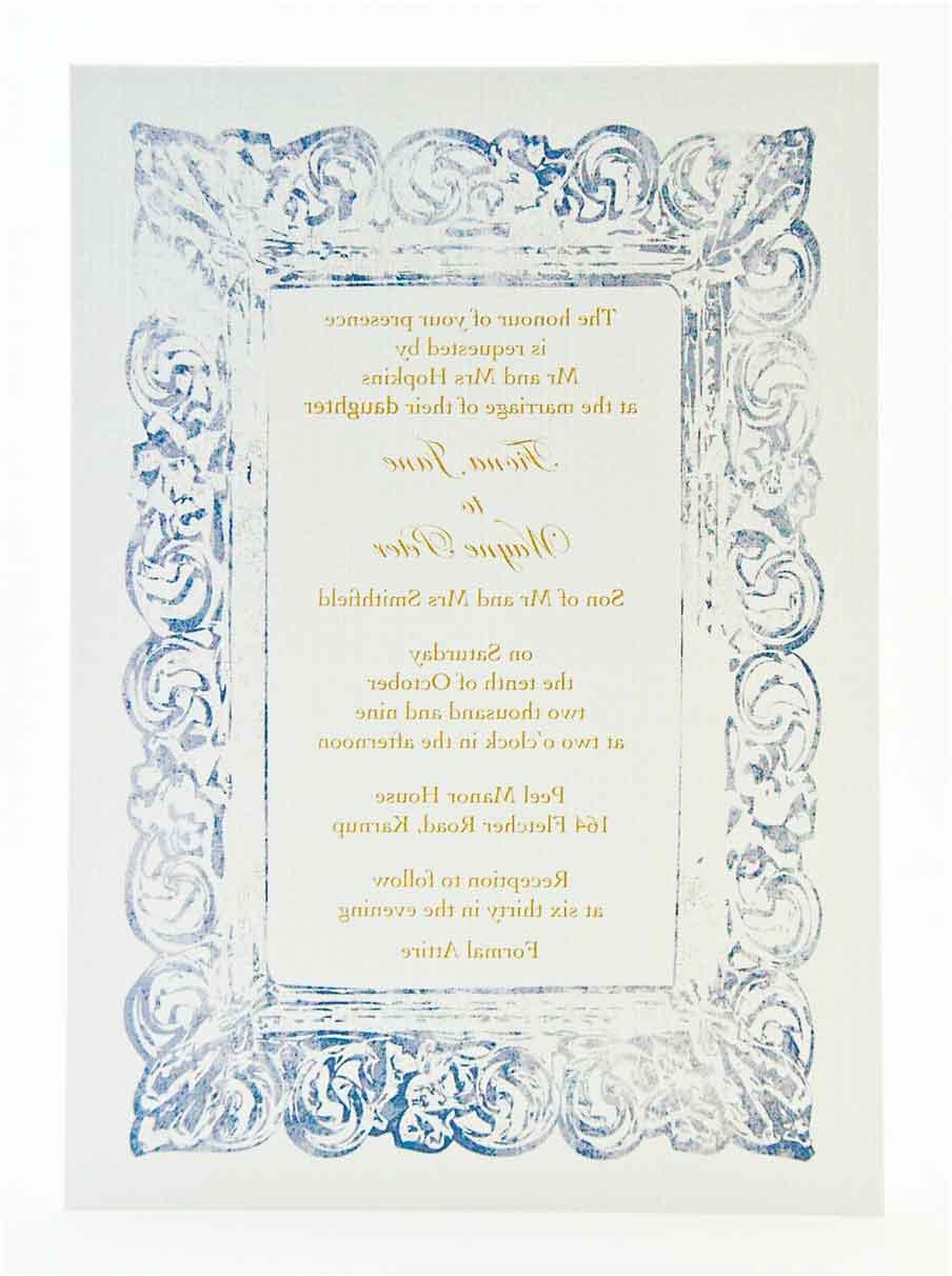 antique wedding invitations