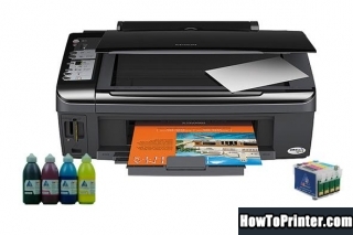 Reset Epson SX210 printer with Resetter program