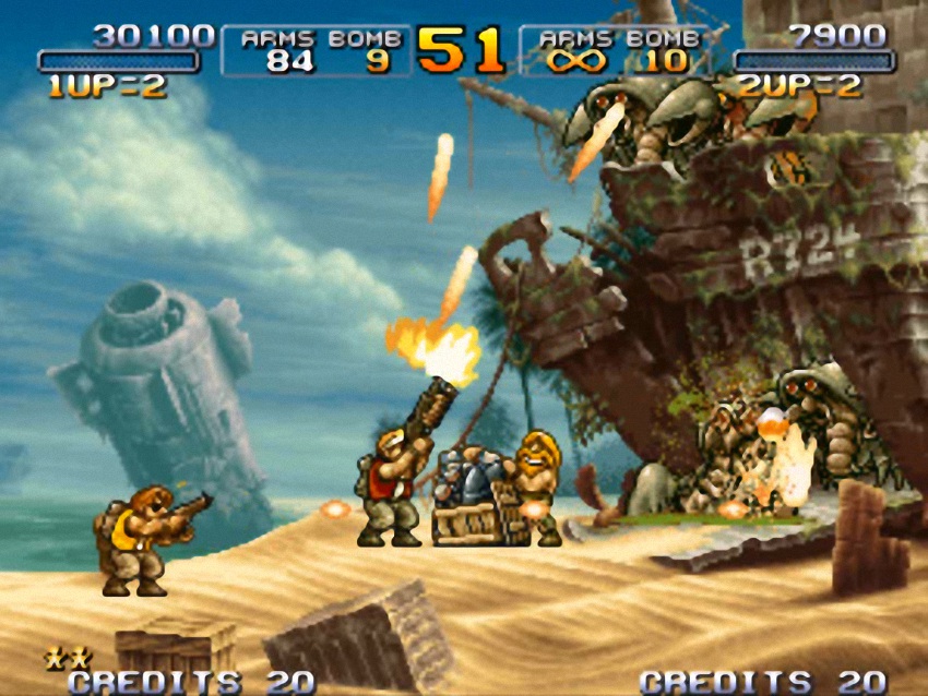 Hình ảnh trong game Metal Slug Collection (screenshot)