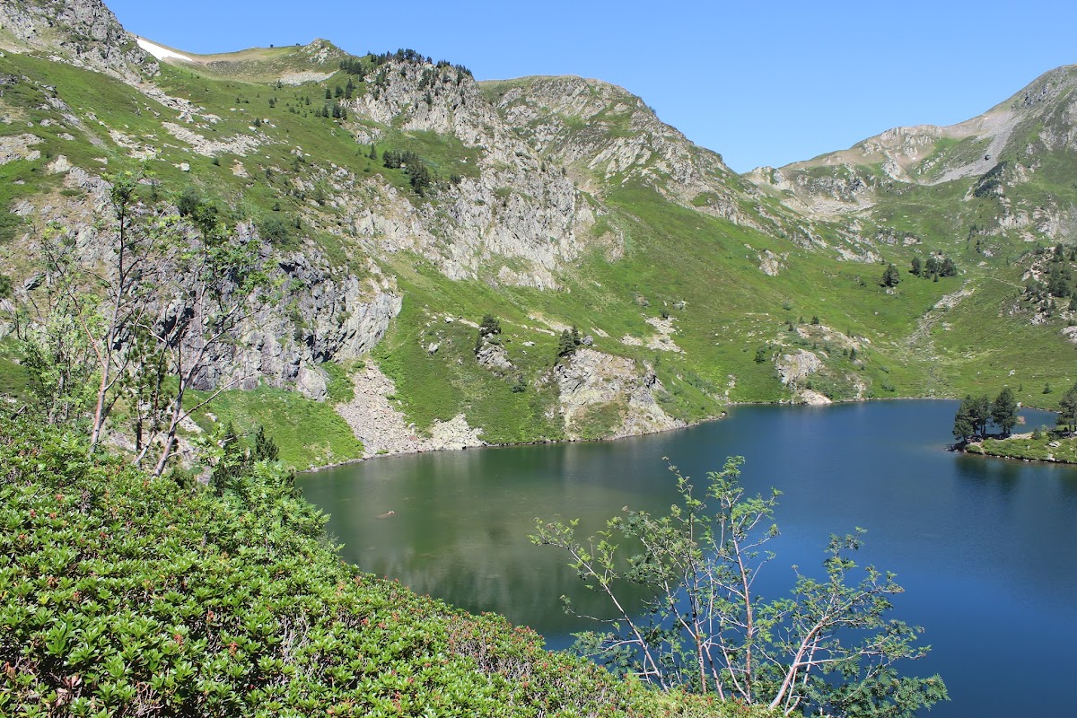 Le pic de Tarbesou, le lac Bleu et le lac Noir IMG_3615