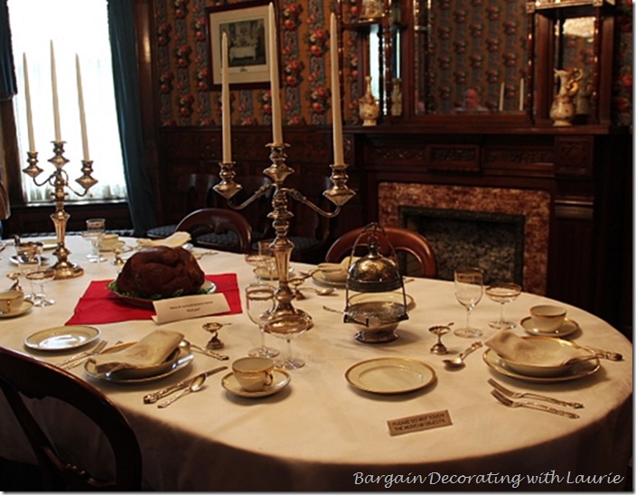 Formal Tablescape in a Mansion-Bargain Decorating with Laurie