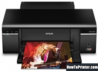 Reset Epson Artisan 830 printer use Epson resetter