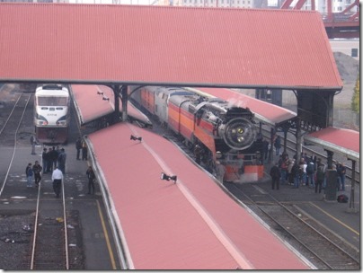 IMG_9704 Southern Pacific Daylight GS-4 4-8-4 #4449 at Union Station in Portland, Oregon on October 20, 2009