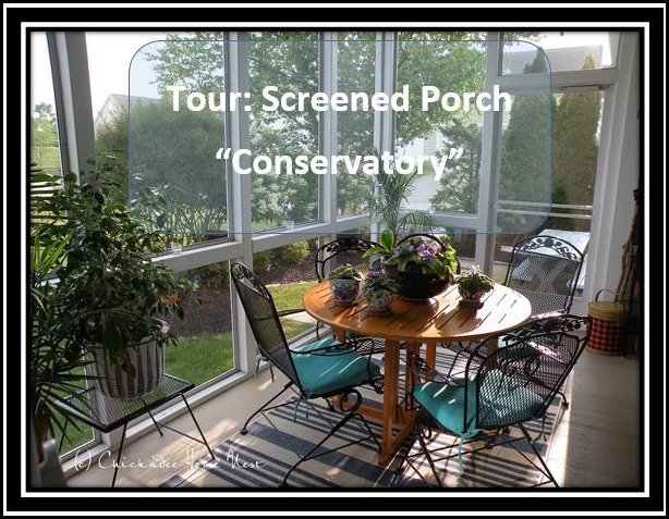 Screened Porch, Chickadee Home Nest