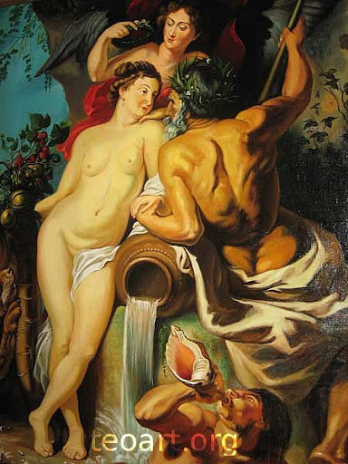 Rubens - Unirea p?mântului cu apa