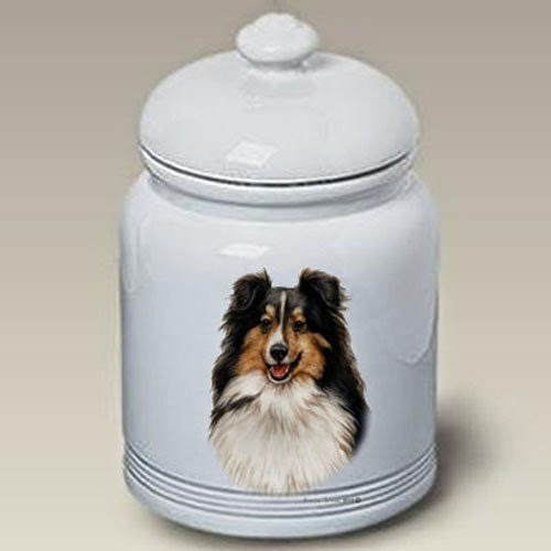  Sheltie Tri - Tamara Burnett Treat Jars