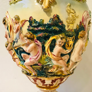 Capodimonte Large Lidded Urn