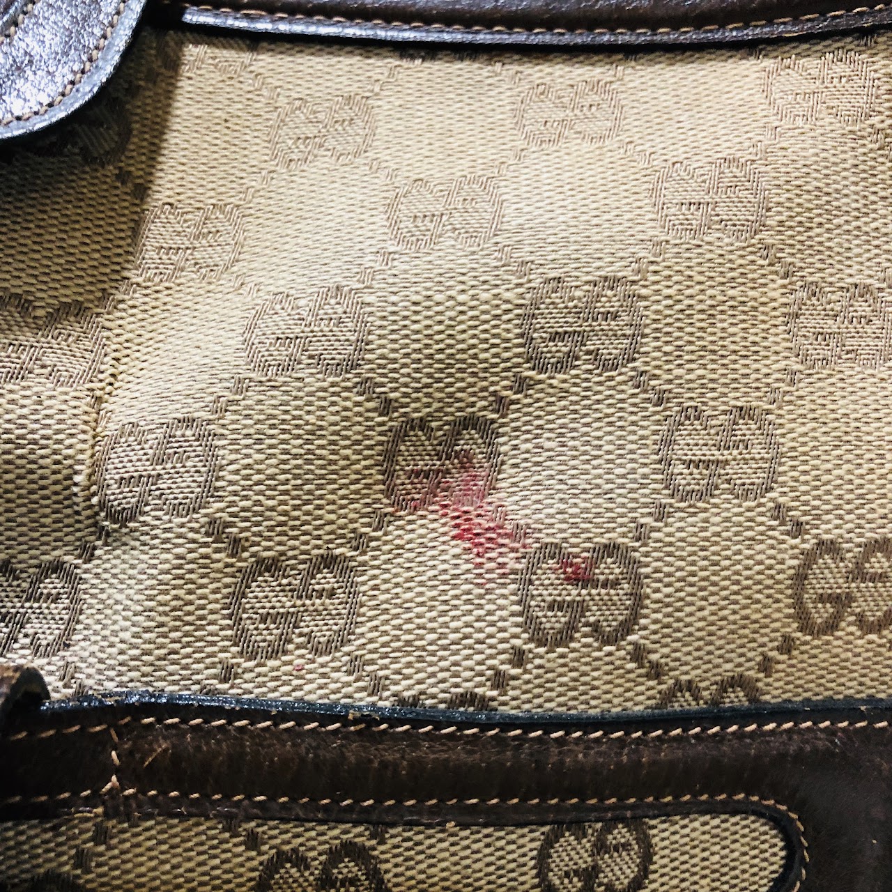 Gucci Vintage Monogram Convertible Shoulder Bag