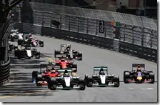 Partenza gran premio di Monaco 2015