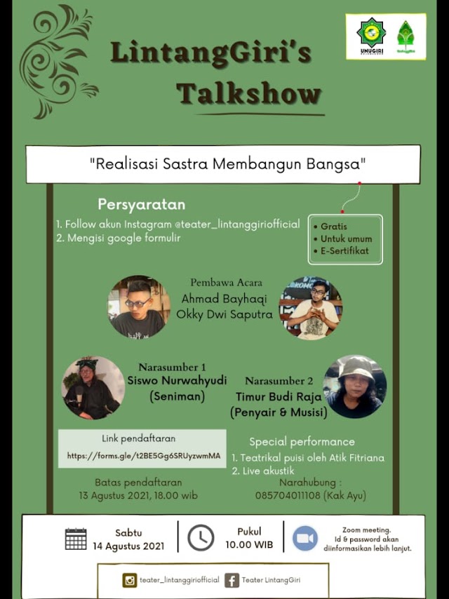 Relasi Sastra Membangun Bangsa