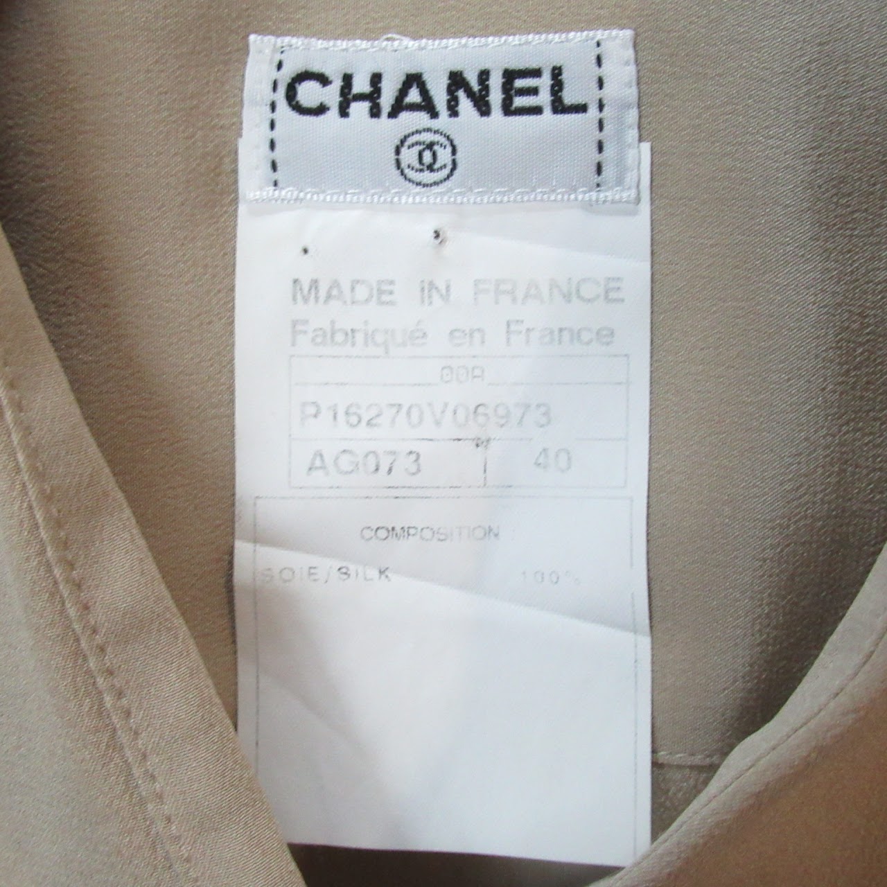 Chanel Sleeveless Blouse