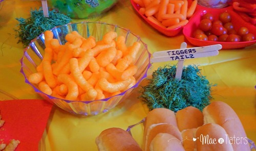 Winnie the Pooh Birthday Party Food Ideas: Tigger Tails