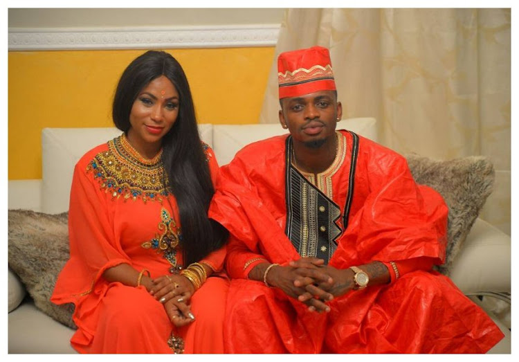 Diamond Platnumz and sister Esma