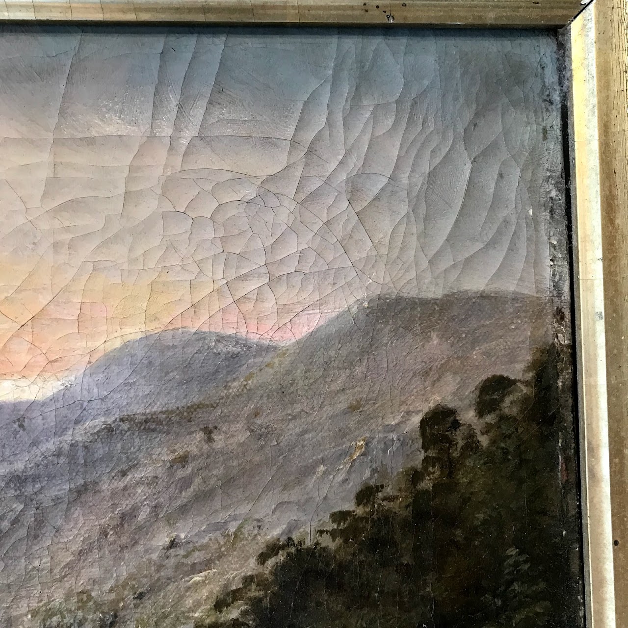 Hudson River School Style Oil Painting