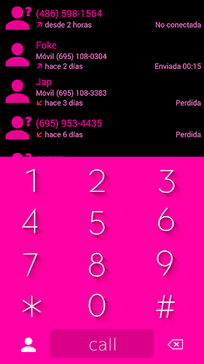 免費下載個人化APP|THEME MATERIAL PINK B EXDIALER app開箱文|APP開箱王