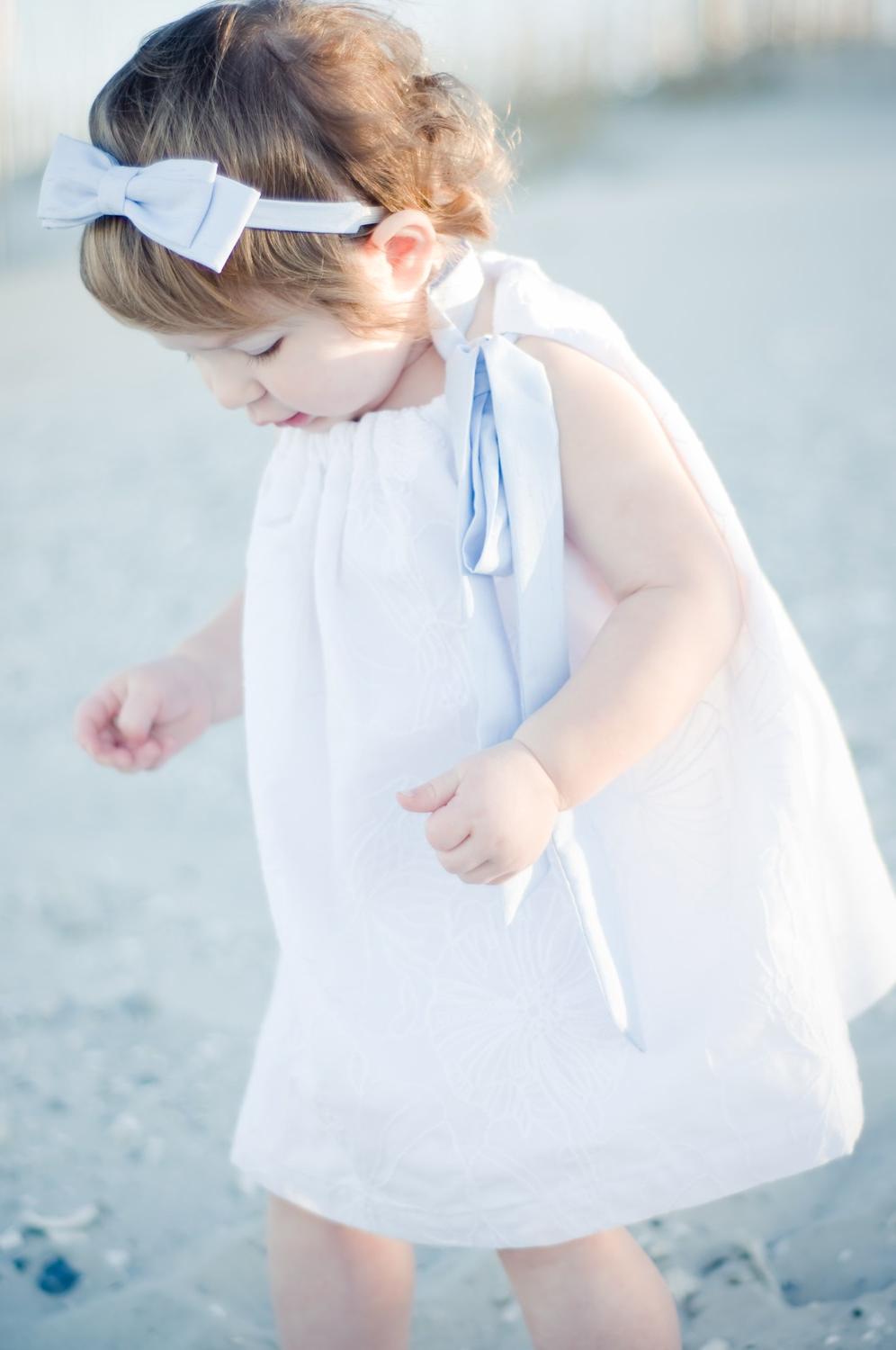 Beach Wedding---Flower Girl