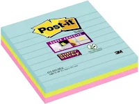 Notatblokk POST-IT SSN 101x101lj Cosm(3) (Org.nr.70005291656)