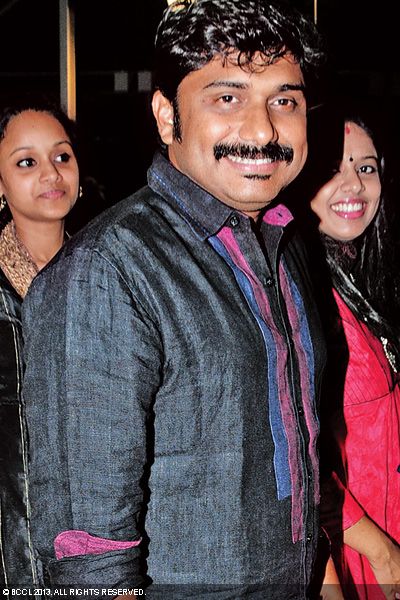 Afsal poses during the wedding reception of Singer Ranjini Jose and Ram Nair, held in Kochi.