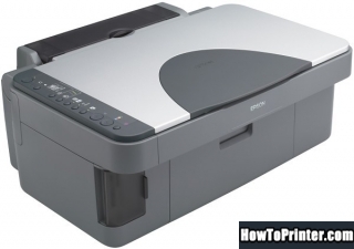 Reset Epson RX425 printer with Resetter program