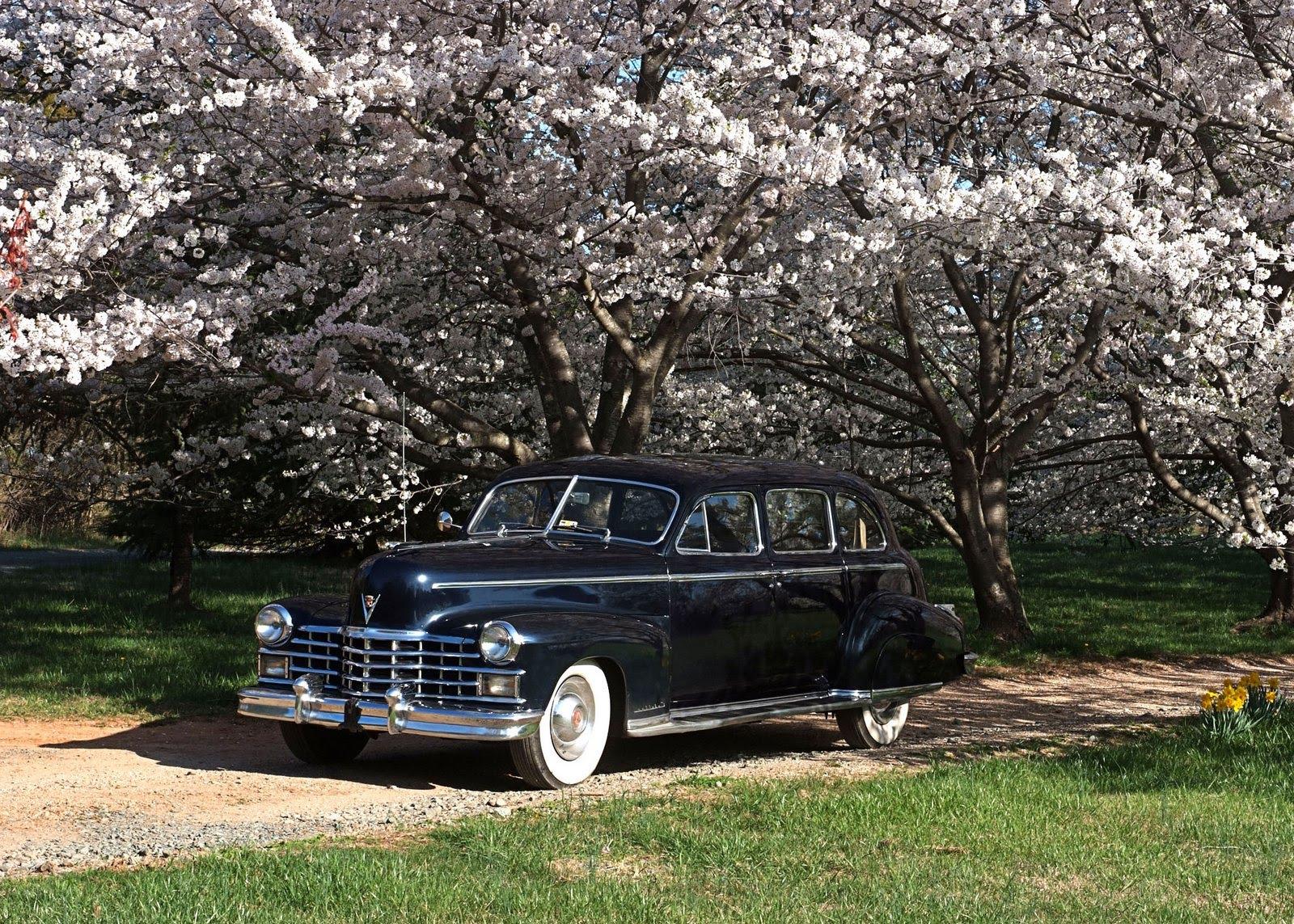 blue 1948 Cadillac.