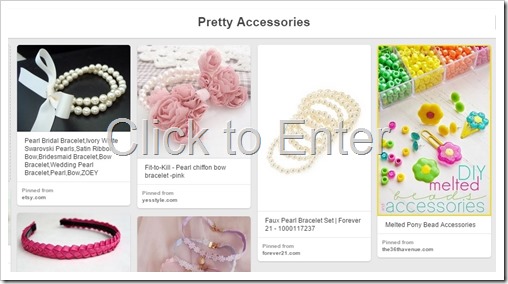 Pretty Accessories Pinboard